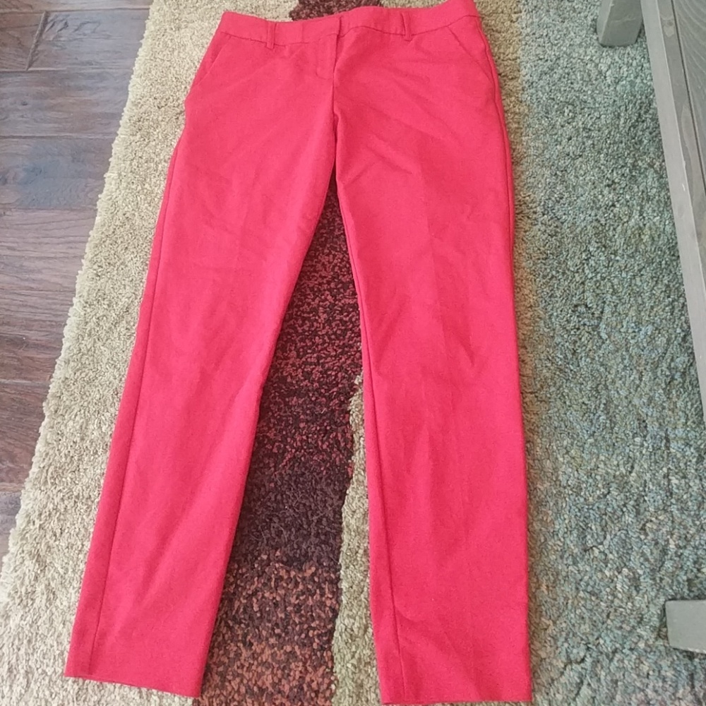 Red pants Express size 4 ankle pants
